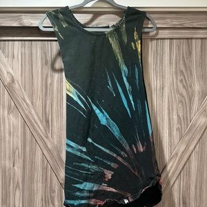 YoungLA tie dye cut off